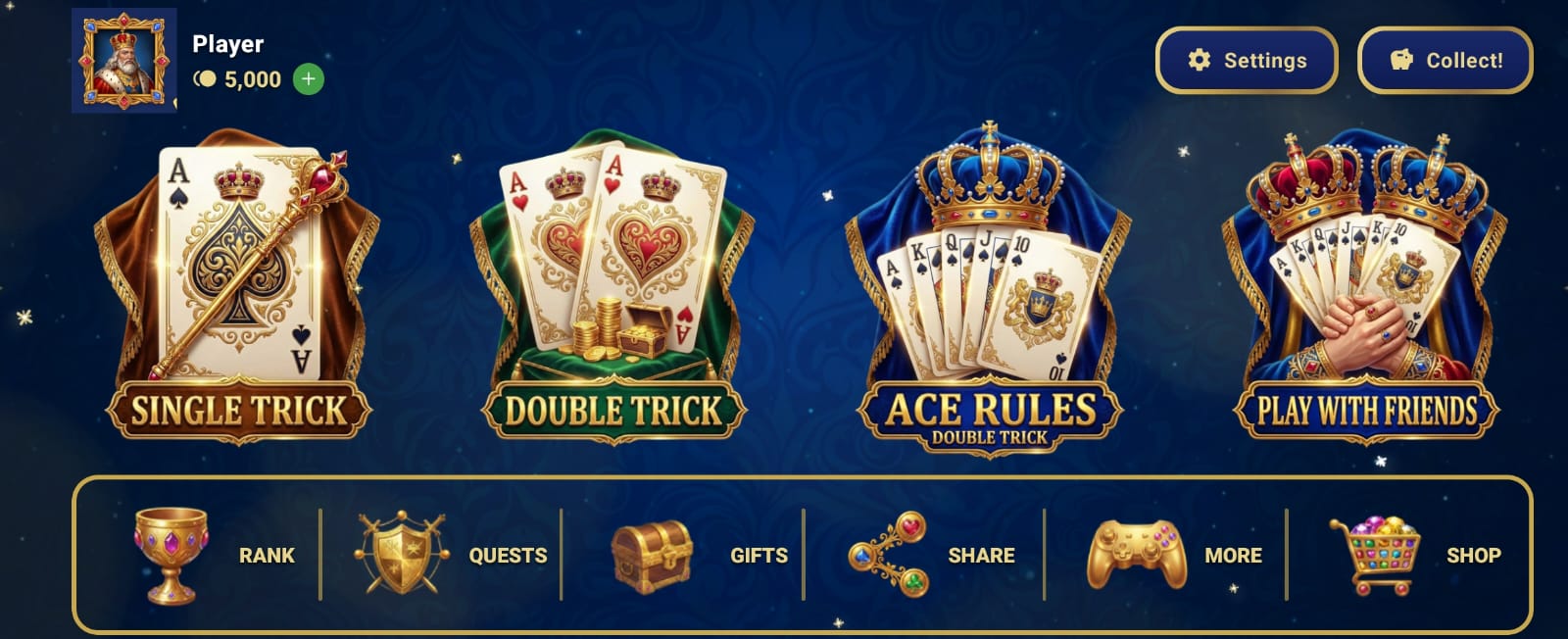 A premium card game, reimagined.